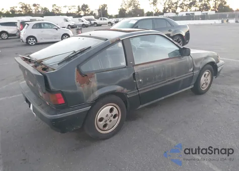 1987 Honda Civic 1500 Crx Si from USA, damaged, VIN JHMEC1340HS042670